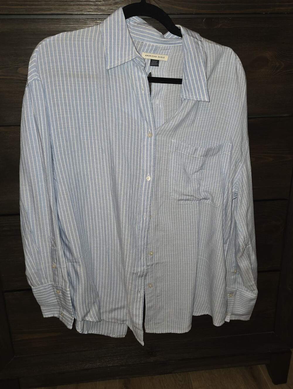 NWT American Eagle Bow Tie Back Button Down - Size Small